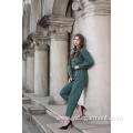 Women's Green Army Jacket and Trousers